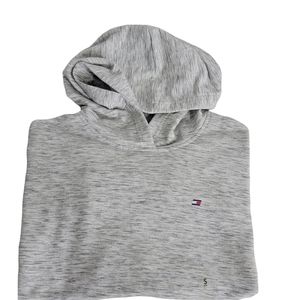 Tommy Hilfiger Sport Women's Hoodie Pullover Short Sleeve Sz S New